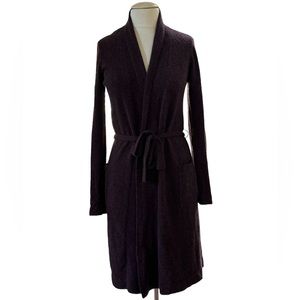 RH Restoration Hardware Purple 100%Cashmere Robe Size Medium